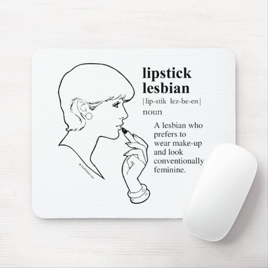 LIPPENSTIFT-LESBE MOUSEPAD (Mit Mouse)