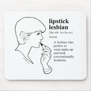 LIPPENSTIFT-LESBE MOUSEPAD