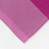 Lippenstift-Lesben-Stolzflagge Fleecedecke (Ecke)
