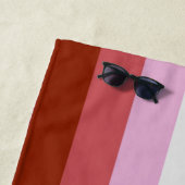 Lippenstift-Lesben-Stolzflagge Strandtuch (Beispiel)