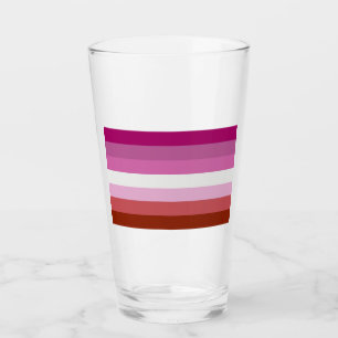 Lippenstift-Lesbische Pride-Farben - Glas