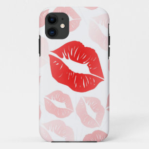 Lippenstift-Lippen iPhone 11 Hülle