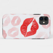 Lippenstift-Lippen Case-Mate iPhone Hülle (Rückseite (Horizontal))