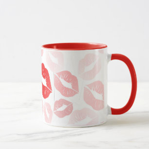 Lippenstift-Lippen Tasse