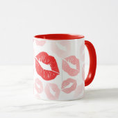 Lippenstift-Lippen Tasse (VorderseiteRechts)