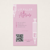 Lippenstift-Lippeninjektionen nach der Pflegekarte (Vorderseite)