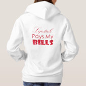 Lippenstift löst meine Wechsel, roten Glitter ein Hoodie (Rückseite)
