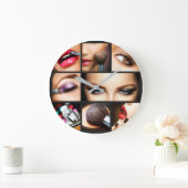 Lippenstift-Make-upmode-Entwurf Große Wanduhr (Zuhause)