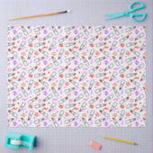 Lippenstift-Muster Seidenpapier (Basteln)