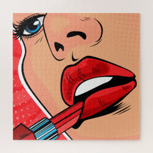 Lippenstift Puzzle