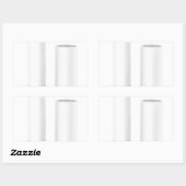 Lippenstift Rechteckiger Aufkleber (Blatt)