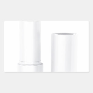 Lippenstift Rechteckiger Aufkleber