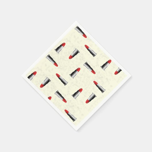 Lippenstift Serviette (Ecke)