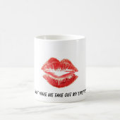 Lippenstift-Tasse Kaffeetasse (Mittel)