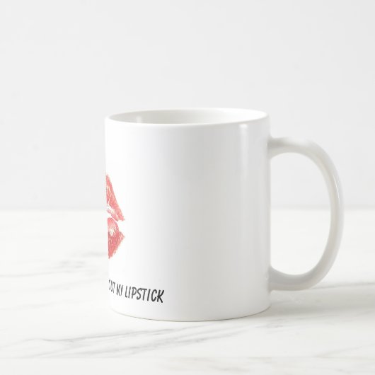 Lippenstift-Tasse Kaffeetasse (Rechts)