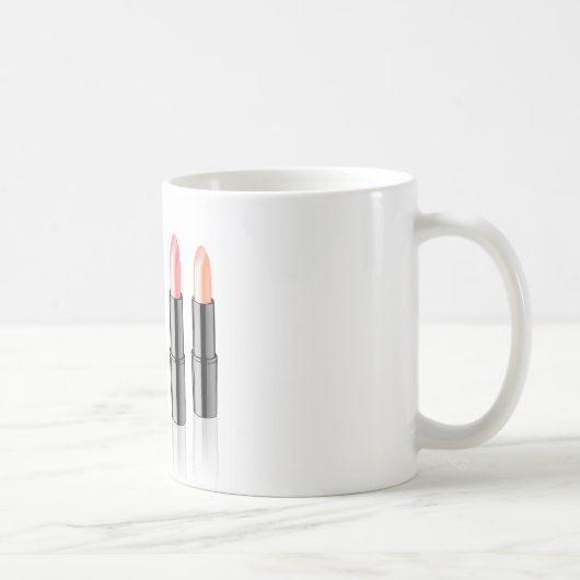 Lippenstift-Tasse Kaffeetasse (Rechts)
