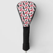 Lippenstift-und LippenTupfen-Muster Golf Headcover (Vorderseite)