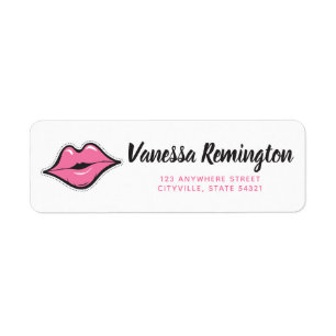 Lippenstift-Vertrieb Pink Kiss - Absenderadresse