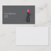 Lippenstift-Visitenkarte Visitenkarte (Vorne/Hinten)