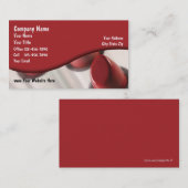 Lippenstift-Visitenkarten Visitenkarte (Vorne/Hinten)