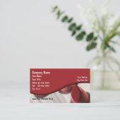 Lippenstift-Visitenkarten Visitenkarte (Stehend Vorderseite)