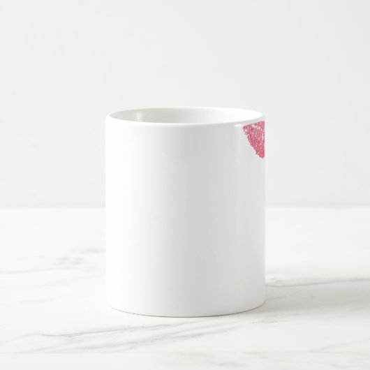 Lippenstiftfleck-Kaffee-Tasse Kaffeetasse (Mittel)