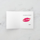 Lippenstücke Mitteilungskarten (Innenseite)