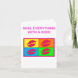 Lippenstücke Mitteilungskarten