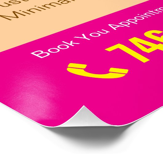 Lippfiller Service Custom Glossy Poster (Ecke)