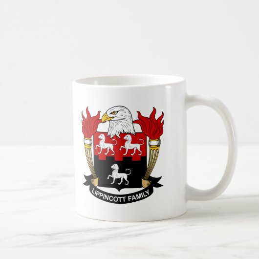 Lippincott Familienwappen Kaffeetasse (Rechts)
