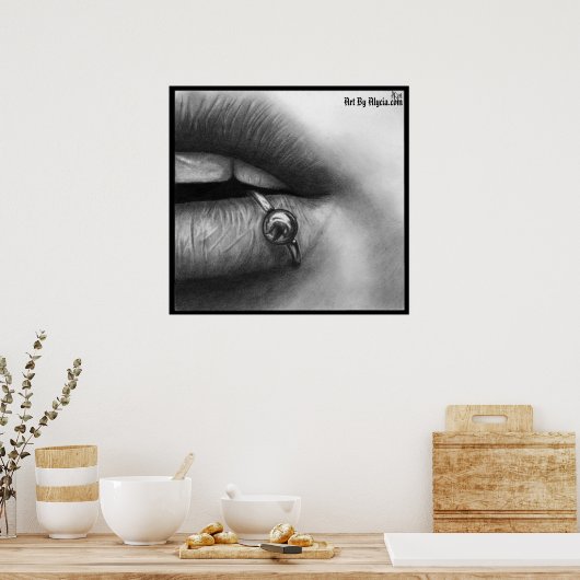 LipPLip Pierced Poster (Küche)