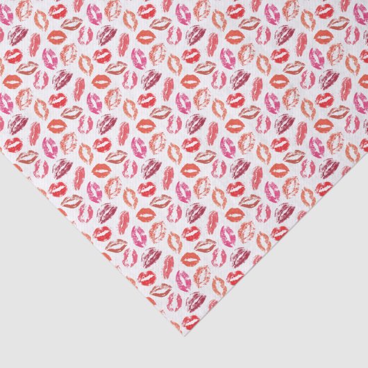 Lippt Kiss Print Tissue Paper Seidenpapier (Ausschnitt)