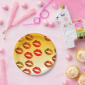 Lippt Teller für benutzerdefiniertes Papier 7 in (Party)