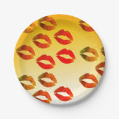 Lippt Teller für benutzerdefiniertes Papier 7 in (Vorderseite)