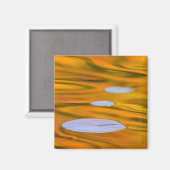 Lippteppich auf Orangenwasser, Kanada Magnet (Vorderseite/Rückseite)