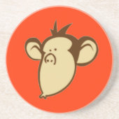 Lippy Monkey-Untersetzer Untersetzer (Vorne)