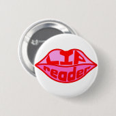 Lipreader Abzeichen Schwerhörigkeit Gehörlosigkeit Button (Vorne & Hinten)