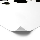 Lips-7571-schwarz Poster (Ecke)