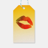 Lips Custom Gift Tags Geschenkanhänger (Rückseite)