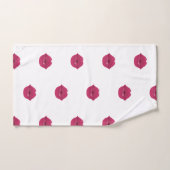 Lips Duschvorhang Rosa Kiss Lipstick Badhandtuch Set (Handtuch)