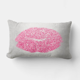 Lips Glitzer Gray Peony Pink Makeup Kiss Silver Lendenkissen