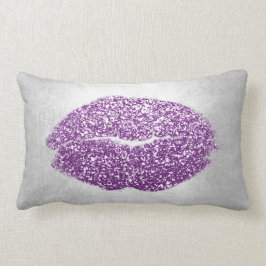 Lips Glitzer Gray Violet Lila Makeup Kiss Sky Lendenkissen