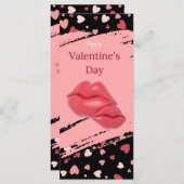 Lips Happy Valentine's Day Liebe You Sweetheart (Vorne/Hinten)