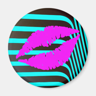 Lips küssen Beauty-Glamour mädchenhaft trendig Magnet