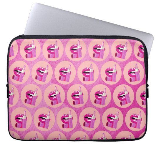 Lips Laptop Sleeve (Vorderseite)