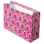 Lips Large Gift Bag Große Geschenktüte (Vorderseite Schrägansicht)