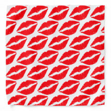 Lips Mouth Kiss Red Angles Muster