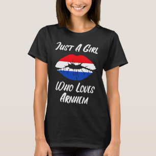 Lips Mouth Liebe Holland Flag Arnheim T-Shirt