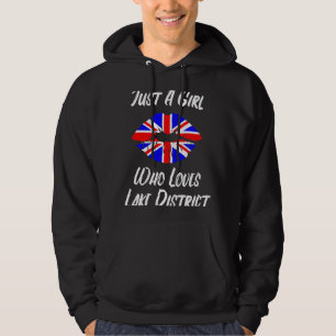 Lips Mouth Liebe Union Jack Flag Lake District Hoodie