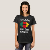 Lips Mouth Love Flag Cameroon T-Shirt (Vorne ganz)